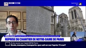 Le chef de chœur de la Maîtrise Notre-Dame de Paris espère pouvoir rechanter le 15 avril 2024, symboliquement cinq ans après l'incendie