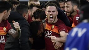 Jordan Veretout avec la Roma, le 23 janvier 2021