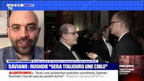 Salman Rushdie "est un homme très intelligent, très gai, il aime la vie", raconte son ami Roberto Saviano