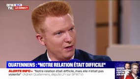 Pour Adrien Quatennens, la relation avec sa femme n'était "pas violente" mais "difficile depuis environ deux ans"