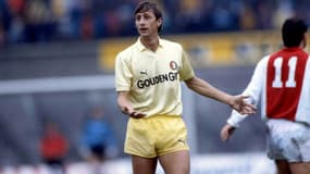 Johan CRUYFF avec le maillot de Feyenoord en 1983