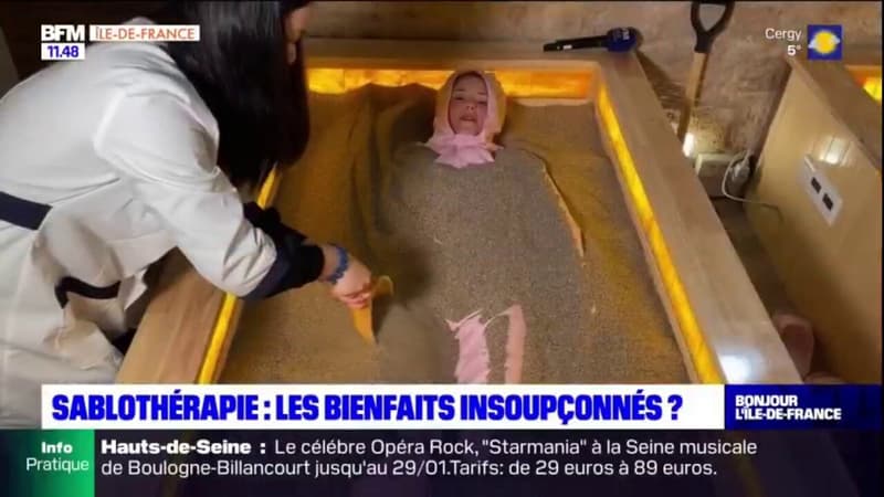 Ariane a testé la sablothérapie !