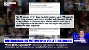 Strasbourg: un photographe dénonce un vol à la gare