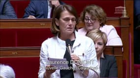 "304 enfants en rétention administrative en 2017, retenus comme en prison (...) Il est encore temps d'amender la loi asile et immigration", demande la députée Nouvelle gauche Laurence Dumont