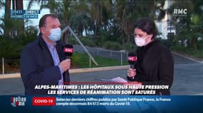 Romain Alexandre, directeur de la délégation de l’ARS dans les Alpes-Maritimes dresse un bilan sanitaire: "On a un taux d'incidence près de trois fois supérieur à la moyenne nationale"