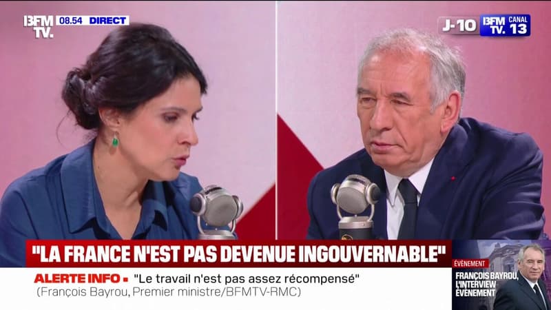 Proportionnelle aux législatives: Je proposerai à l'Assemblée nationale qu'elle examine cette question qui traîne, assure François Bayrou