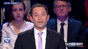 Benoît Hamon veut "être un président combattant face à Poutine, face à Trump"