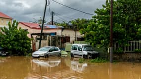 Les dégâts provoqués par le passage de la tempête Fiona à Capesterre-Belle-Eau, le 17 septembre 2022 en Guadeloupe