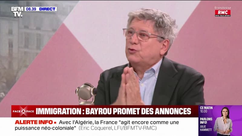 Algérie: Bruno Retailleau utilise un rapport de matamore avec un fond raciste qui est le sien, selon Éric Coquerel (LFI)