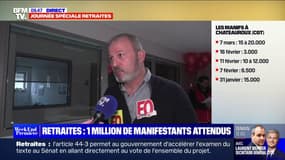 "On va continuer, on y croit et on va gagner": à Châteauroux, Florent Garcia (FO) reste déterminé contre la réforme des retraites