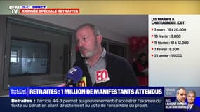 "On va continuer, on y croit et on va gagner": à Châteauroux, Florent Garcia (FO) reste déterminé contre la réforme des retraites