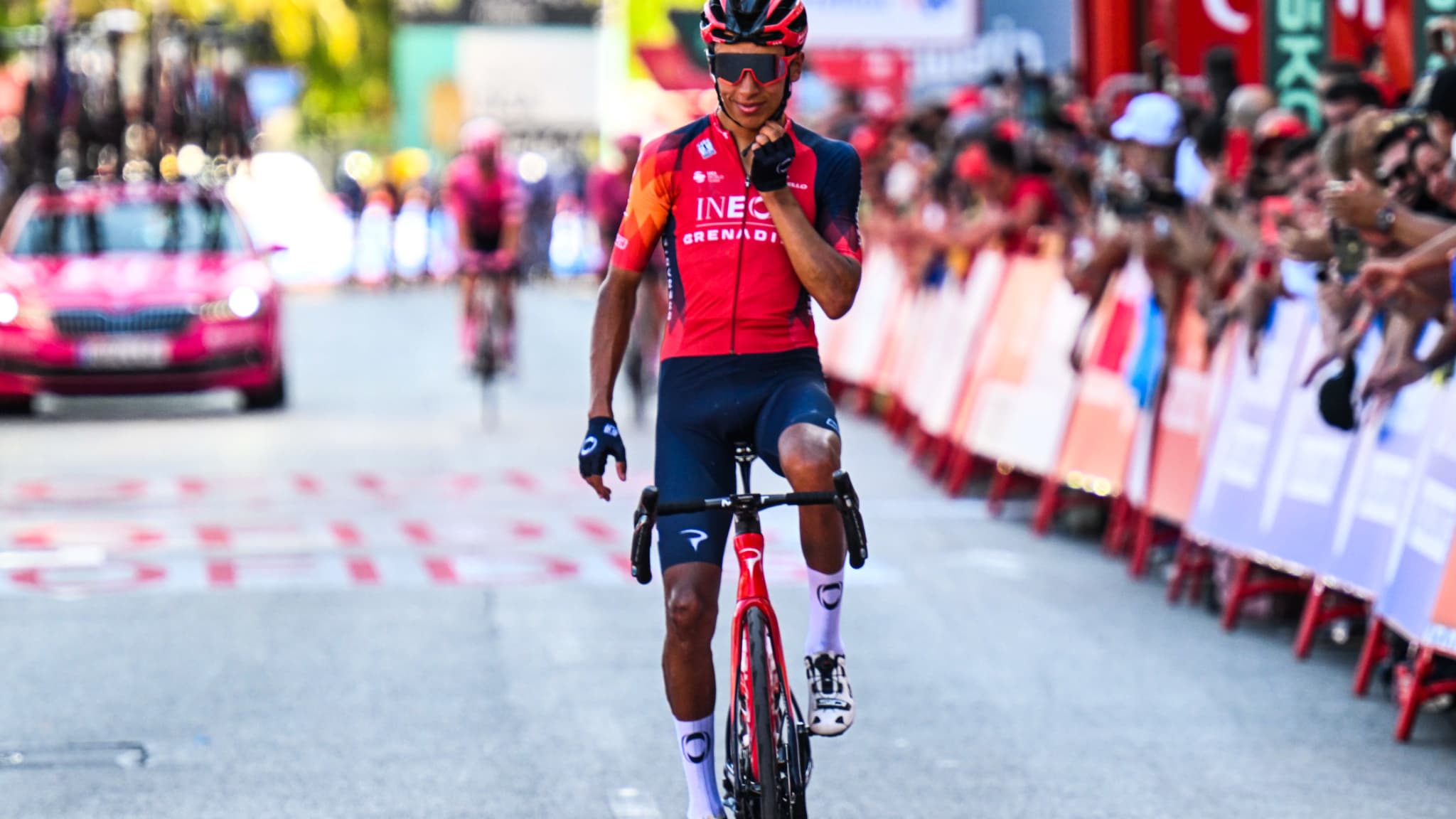 Egan Bernal en août 2023