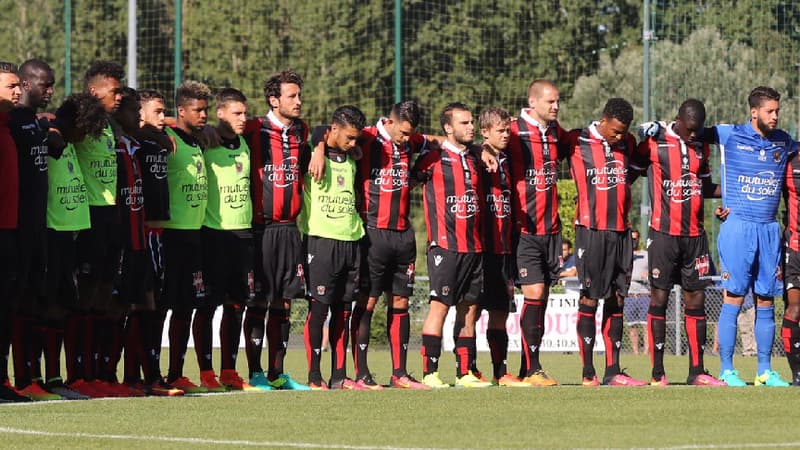 La minute de silence avant Nice-Servette
