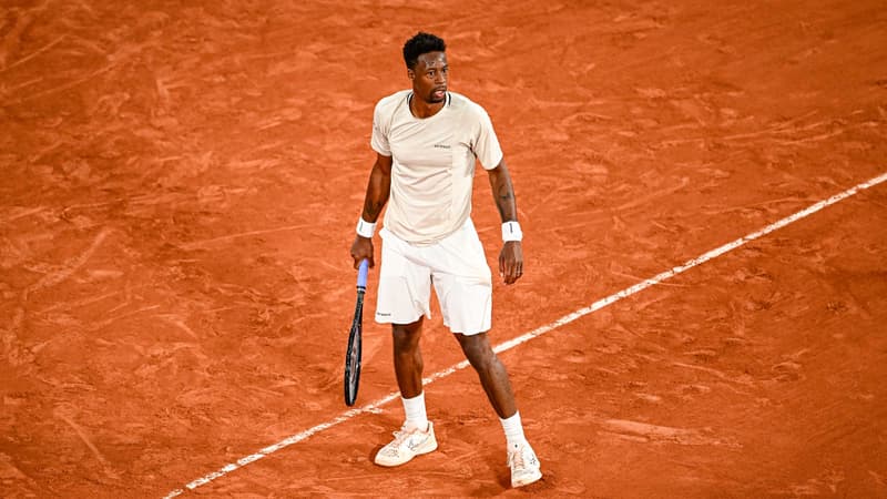 Gaël Monfils à Roland-Garros, à Paris le 27 mai 2024
