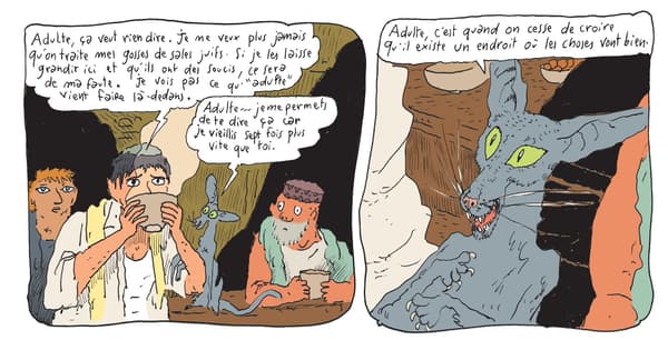 Un extrait de "Rentrez chez vous", le dixième album du "Chat du Rabbin" Un extrait de "Rentrez chez vous", le dixième album du "Chat du Rabbin"