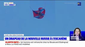 L'Escarène: un drapeau de la "Nouvelle Russie" installé, le maire veut le retirer