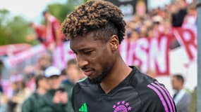 Kingsley Coman en amical avec le Bayern, 7 août 2023