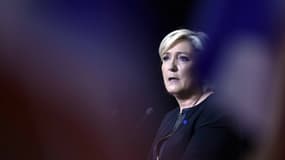 Marine Le Pen, le 15 avril à Perpignan.