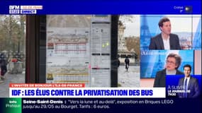 Ile-de-France: les élus contre la privatisation des bus
