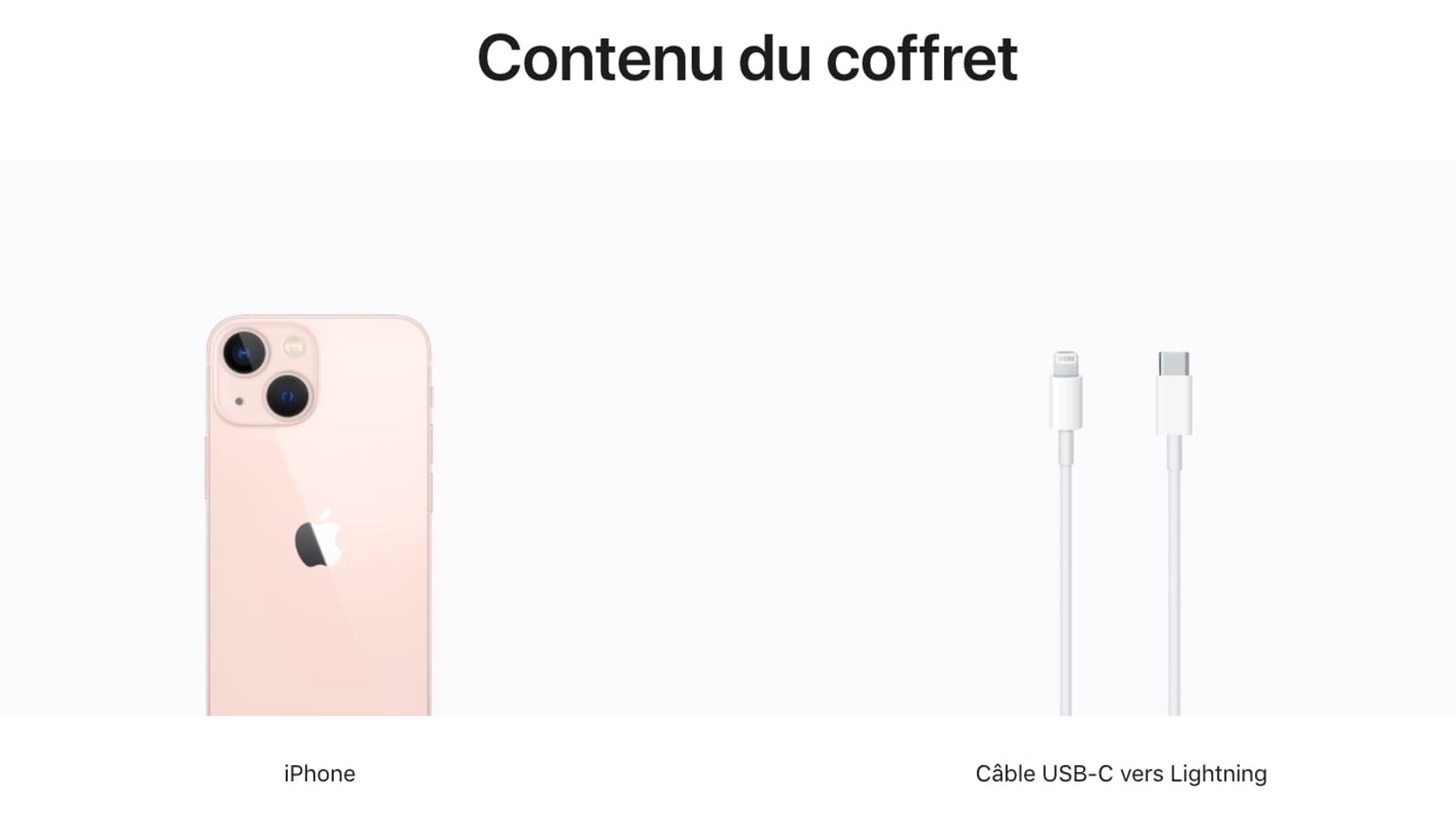 Capture d'écran du site d'Apple au 1er février 2022 Capture d'écran du site d'Apple au 1er février 2022