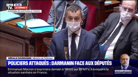 Policiers attaqués: "Évitons les polémiques et votons", répond Gérald Darmanin au député Antoine Savignat
