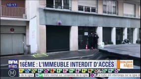 L'immeuble sinistré de la rue Erlanger interdit d'accès