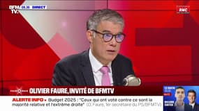 Budget: "Je préfère largement faire payer les grandes entreprises, les grandes fortunes, que les Français", affirme Olivier Faure