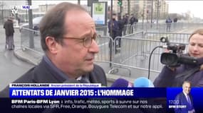 "Ce sont des minutes que je ne pourrai jamais oublier" : François Hollande rend hommage aux victimes des attentats de janvier 2015
