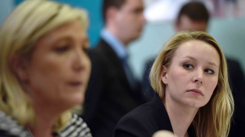 Marine Le Pen et Marion Maréchal-Le Pen en mars 2015