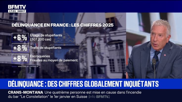 Chiffres de la délinquance: "On met le délinquant au cœur du dispositif et on ne s'occupe qu'après des victimes", pointe Philippe Ballard, porte-parole du RN
