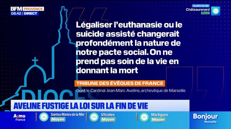 Aveline fustige la loi sur la fin de vie 