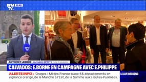 Législatives: Élisabeth Borne en campagne dans le Calvados aux côtés d'Édouard Philippe