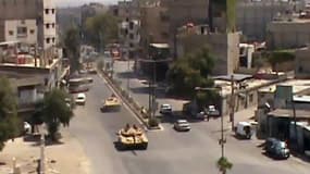 Une rue de Damas, le 17 juillet.