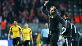 Thomas Tuchel lors de Dortmund-Monaco en 2017