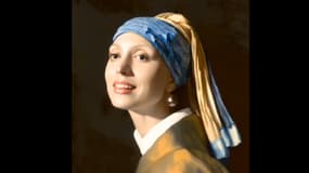 l'IA Dream machine permet d'animer le tableau de la jeune fille à la perle (Vermeer). 