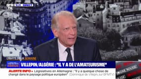 Arrestation de Boualem Sansal en Algérie: "C'est une détention injustifiée, que je condamne", déclare Dominique de Villepin