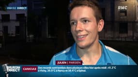  Canicule: "Il fallait que je me dépense", après une nuit difficile, Julien a fait son sport très tôt ce jeudi matin