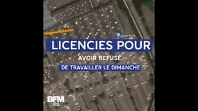 Licenciés pour avoir refusé de travailler le dimanche 