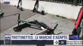 Les sociétés de trottinettes en libre-service en difficulté à Paris?