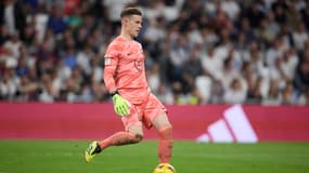 Marc-André Ter Stegen lors du Clasico entre le Real Madrid et le Barça, en avril 2024