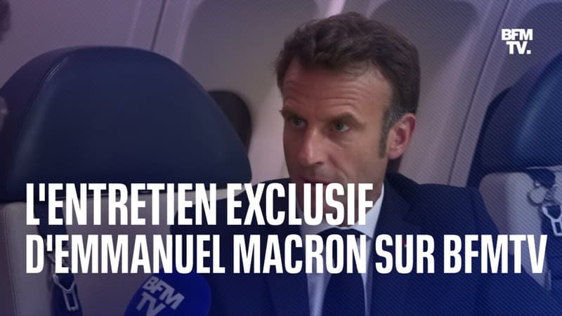 Ukraine, énergie, retraites: l'entretien exclusif d'Emmanuel Macron sur BFMTV