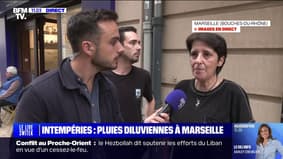 "Depuis ce matin, on fait le ménage": à Marseille, les commerçants continuent à nettoyer leurs locaux après de fortes intempéries