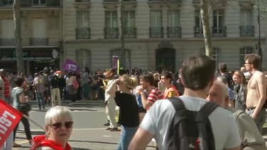 La manifestation parisienne a été émaillée de quelques heurts.