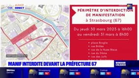 Bas-Rhin: la manifestation devant la préfecture interdite
