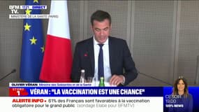 Olivier Véran s'adresse aux soignants: "La vaccination est une chance"