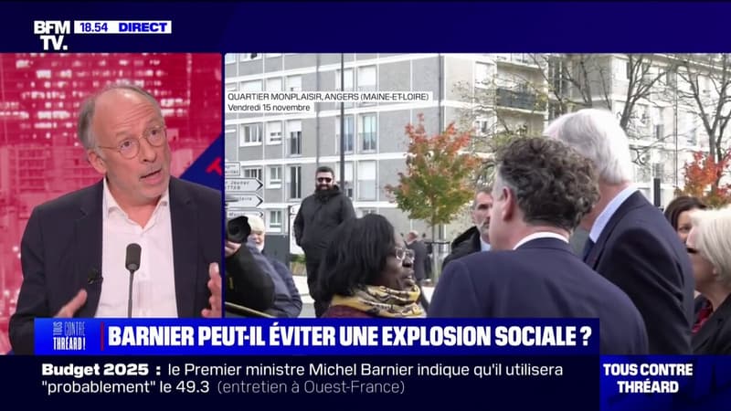 Mouvements sociaux: Michel Barnier 