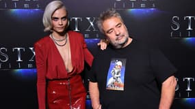 Luc Besson et Cara Delevingne à Las Vegas en 2017