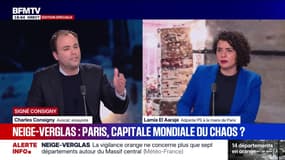 SIGNÉ CONSIGNY - Neige: "85% des axes parisiens qui ont été salés", affirme Lamia El Aaraje, adjointe PS à la mairie de Paris
