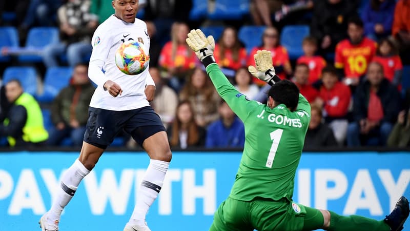 Mbappé premier buteur