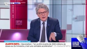 Vaccination : "On va être à près de 400 millions de doses au 2ème trimestre, c'est une véritable accélération", Thierry Breton